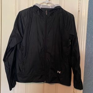 Under Armour black women’s size small rain jacket